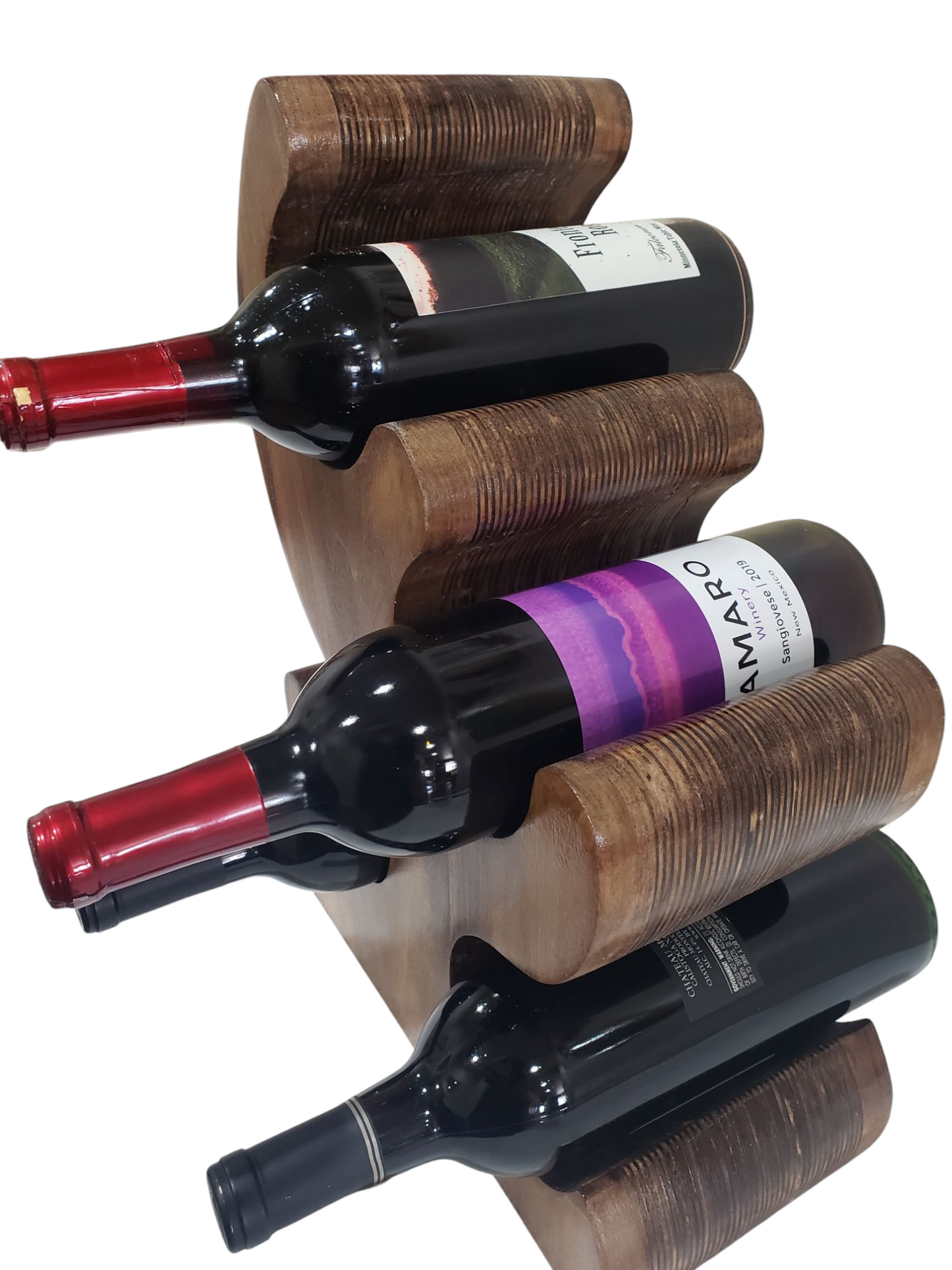 Counter Wood Wine Rack