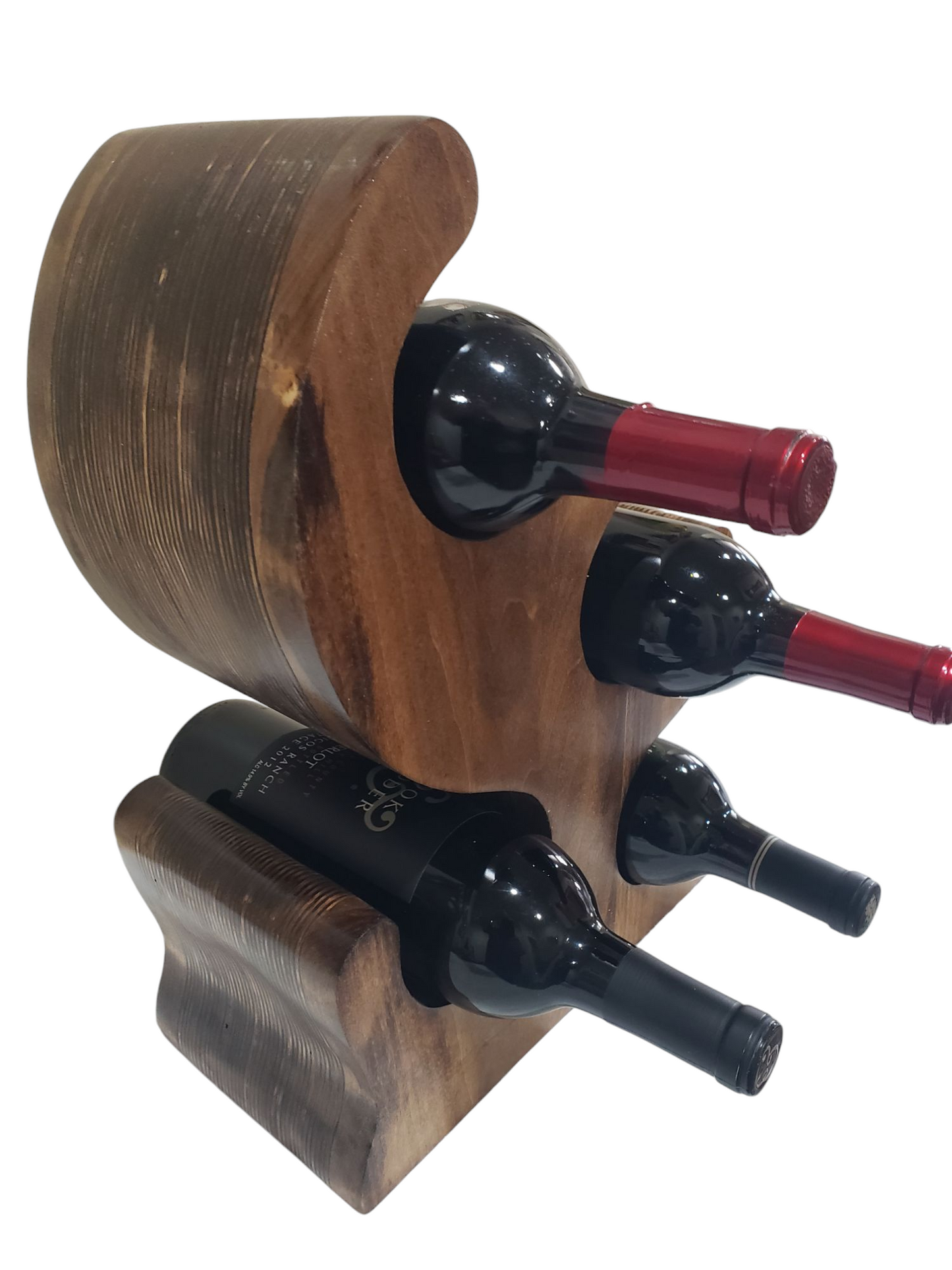 Counter Wood Wine Rack
