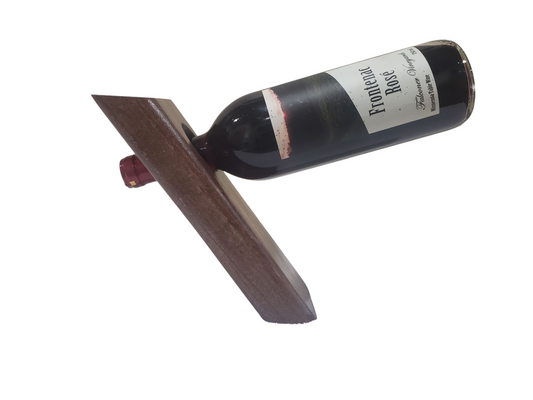 Wine bottle floating display
