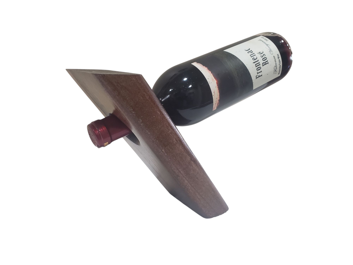 Wine bottle floating display