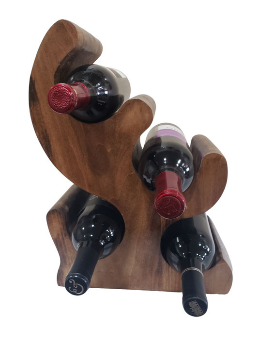 Counter Wood Wine Rack