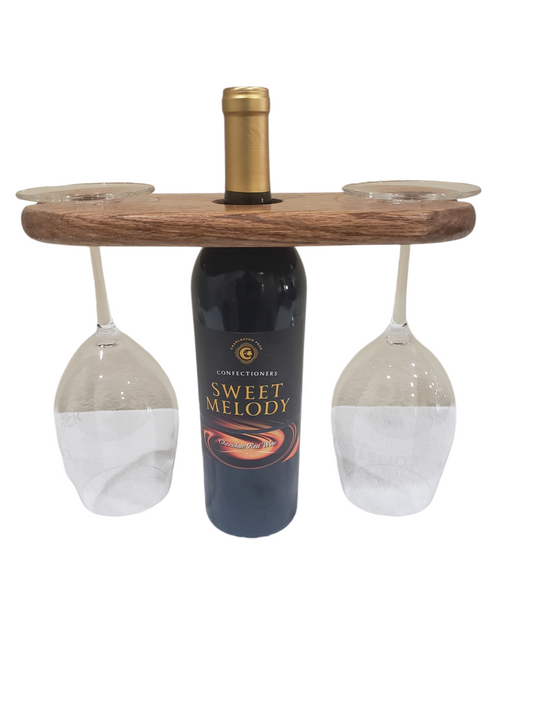 Two Glass Bottle Caddy